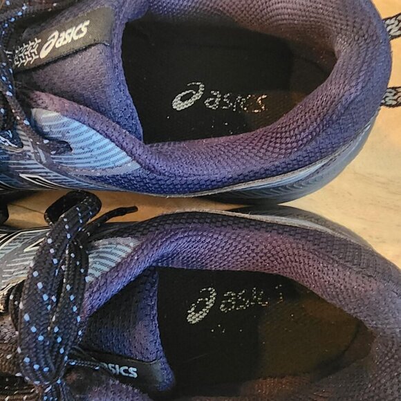 ASICS Gel-Venture 8 Shoes Mens Size 9.5 Blue Black Trail Running Mesh 1011B486 main image 4